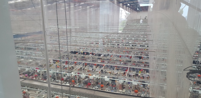 A garment factory in Hanoi, Vietnam
